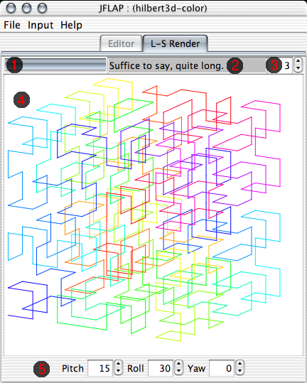 3D Hilbert rendering with annotations