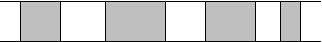 Figure showing the results of
a series of memory allocations and deallocations.